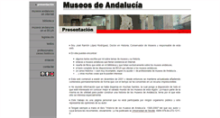 Desktop Screenshot of museosdeandalucia.com